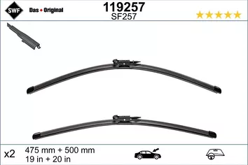 SWF VisioFlex 119257 <span>щетки стеклоочистителя 475/500 мм</span>