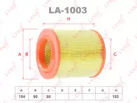 Воздушный фильтр Lynx  LA-1003