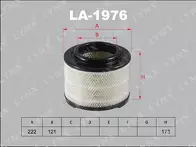 Воздушный фильтр Lynx  LA-1976