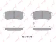 Задние тормозные колодки Lynx  BD-3628