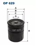 Масляный фильтр Filtron  OP 629