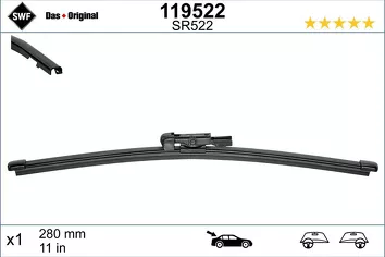 SWF VisioFlex Rear 119522 <span>задний дворник 280 мм</span>