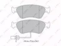 Передние тормозные колодки Lynx  BD-1222