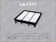 Воздушный фильтр Lynx LA-1377