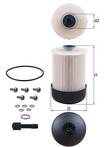 Топливный фильтр Knecht KX 338/22D KX 338/22D