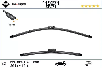 SWF VisioFlex 119271 <span>щетки стеклоочистителя 650/400 мм</span>