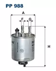 Топливный фильтр Filtron  PP 988
