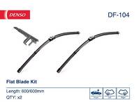 Комплект дворников Denso Flat 600/600 мм DF-104
