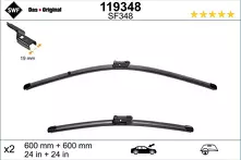 Комплект дворников SWF VisioFlex 600/600 мм 119348
