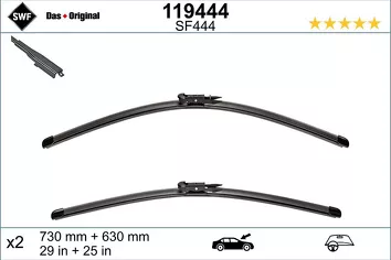 SWF VisioFlex 119444 <span>щетки стеклоочистителя 730/630 мм</span>