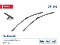 Комплект дворников Denso Flat 600/475 мм DF-103