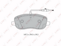 Передние тормозные колодки Lynx  BD-2212