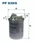 Топливный фильтр Filtron  PP 839/6