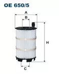 Масляный фильтр Filtron  OE 650/5