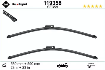 SWF VisioFlex 119358 <span>щетки стеклоочистителя 590/580 мм</span>