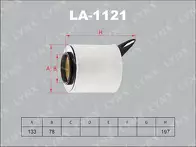 Воздушный фильтр Lynx  LA-1121