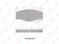 Передние тормозные колодки Lynx  BD-7606