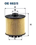 Масляный фильтр Filtron  OE 662/5