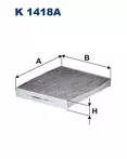 Фильтр Filtron  K 1418A