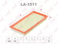 Воздушный фильтр Lynx LA-1511
