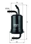 Топливный фильтр Mahle  KL 487