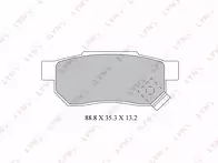 Задние тормозные колодки Lynx  BD-3428