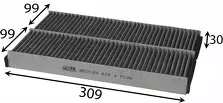 Фильтр JS Asakashi  AC0125CSET