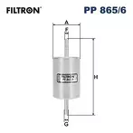 Топливный фильтр Filtron  PP 865/6
