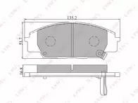 Передние тормозные колодки Lynx  BD-3408