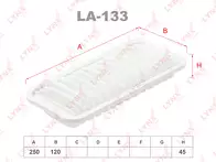Воздушный фильтр Lynx  LA-133