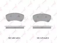 Передние тормозные колодки Lynx  BD-5354