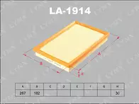 Воздушный фильтр Lynx  LA-1914