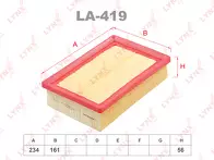 Воздушный фильтр Lynx LA-419
