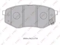 Передние тормозные колодки Lynx BD-3624 для Hyundai ix20 1 пок.