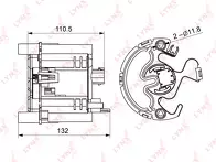 Топливный фильтр Lynx LF-248M
