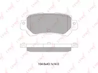 Задние тормозные колодки Lynx BD-5126 для Mazda CX-5 KE