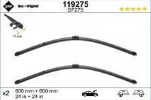 Комплект дворников SWF VisioFlex 600/600 мм 119275