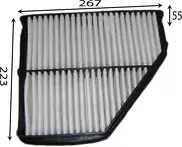 Воздушный фильтр JS Asakashi A0498