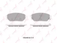 Передние тормозные колодки Lynx  BD-3627