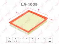 Воздушный фильтр Lynx  LA-1039