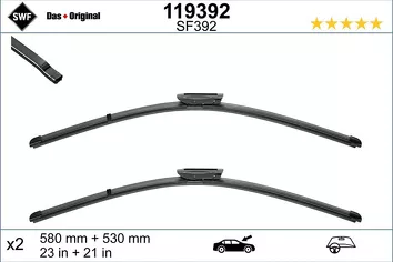 SWF VisioFlex 119392 <span>щетки стеклоочистителя 580/530 мм</span>