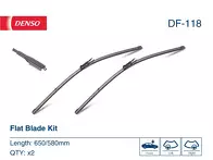 Комплект дворников Denso Flat 650/580 мм DF-118