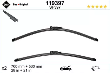 SWF VisioFlex 119397 <span>щетки стеклоочистителя 700/530 мм</span>
