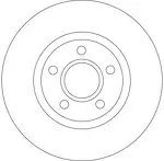 Тормозной диск TRW  DF4424