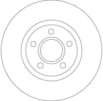 TRW DF4424 <span>тормозной диск вентилируемый</span>