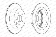 Тормозной диск Ferodo  DDF1590