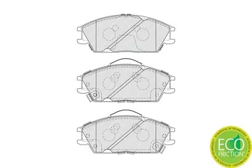 Ferodo Premier Eco Friction FDB4076 <span>тормозные колодки передние</span>