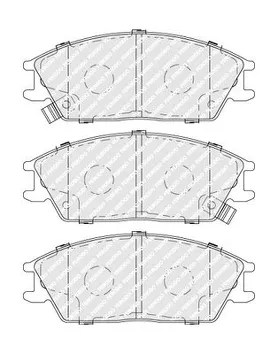 Ferodo Premier Eco Friction FDB4076 <span>тормозные колодки передние</span>