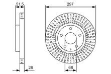Тормозной диск Bosch  0 986 479 B15