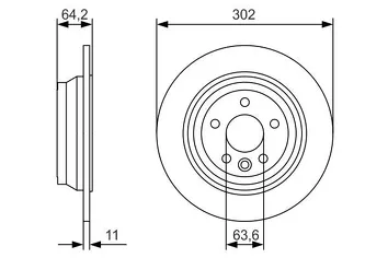 Bosch 0 986 479 B19 <span>тормозной диск полный</span>